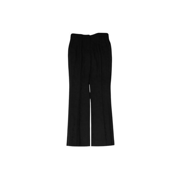 Redemption Subtle Camo Tuxedo Trousers IT 42 US 8 Black Stretch Wool Wide Pant - Picture 11 of 12